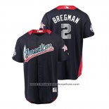 Camiseta Beisbol Hombre All Star Houston Astros Alex Bregman 2018 Home Run Derby American League Azul