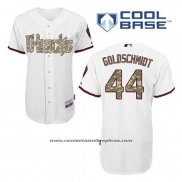 Camiseta Beisbol Hombre Arizona Diamondbacks 44 Paul Goldschmidt Blanco Cool Base