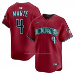 Camiseta Beisbol Hombre Arizona Diamondbacks Ketel Marte Alternate 2 Limited Rojo