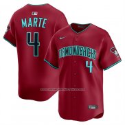 Camiseta Beisbol Hombre Arizona Diamondbacks Ketel Marte Alternate 2 Limited Rojo