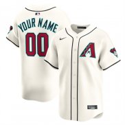 Camiseta Beisbol Hombre Arizona Diamondbacks Limited Personalizada Crema