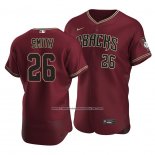 Camiseta Beisbol Hombre Arizona Diamondbacks Pavin Smith Autentico Alterno 2020 Rojo