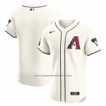 Camiseta Beisbol Hombre Arizona Diamondbacks Primera Elite Blanco