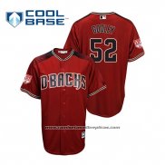 Camiseta Beisbol Hombre Arizona Diamondbacks Zack Godley Cool Base 2019 Entrenamiento de Primavera Rojo