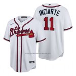 Camiseta Beisbol Hombre Atlanta Braves Ender Inciarte Hispanic Heritage Blanco