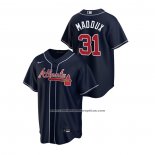 Camiseta Beisbol Hombre Atlanta Braves Greg Maddux 2020 Replica Alterno Azul