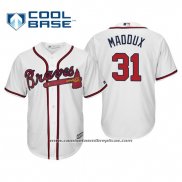 Camiseta Beisbol Hombre Atlanta Braves Greg Maddux Cool Base Primera 2019 Blanco