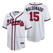 Camiseta Beisbol Hombre Atlanta Braves Martin Maldonado Hispanic Heritage Autentico Blanco