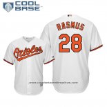 Camiseta Beisbol Hombre Baltimore Orioles Colby Rasmus Cool Base Primera Blanco