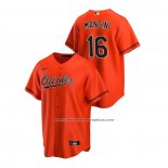 Camiseta Beisbol Hombre Baltimore Orioles Trey Mancini Alterno Replica Naranja