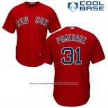 Camiseta Beisbol Hombre Boston Red Sox 31 Drew Pomeranz Rojo Cool Base