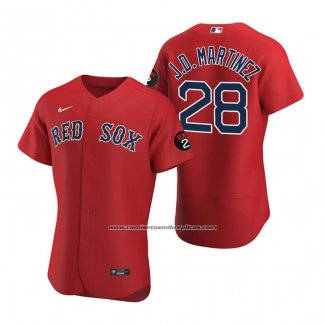 Camiseta Beisbol Hombre Boston Red Sox J.d. Martinez Autentico Rojo
