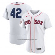 Camiseta Beisbol Hombre Boston Red Sox Jackie Robinson Autentico Blanco