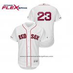 Camiseta Beisbol Hombre Boston Red Sox Michael Chavis Flex Base Autentico Collezione Blanco