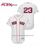 Camiseta Beisbol Hombre Boston Red Sox Michael Chavis Flex Base Autentico Collezione Blanco