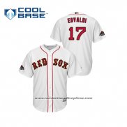 Camiseta Beisbol Hombre Boston Red Sox Nathan Eovaldi 2019 Gold Program Cool Base Blanco