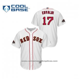 Camiseta Beisbol Hombre Boston Red Sox Nathan Eovaldi 2019 Gold Program Cool Base Blanco