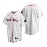 Camiseta Beisbol Hombre Boston Red Sox Replica Blanco2