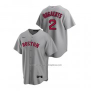 Camiseta Beisbol Hombre Boston Red Sox Xander Bogaerts Replica Road Gris