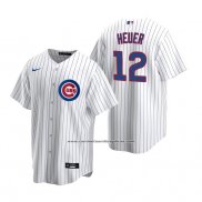Camiseta Beisbol Hombre Chicago Cubs Codi Heuer Replica Primera Blanco
