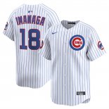 Camiseta Beisbol Hombre Chicago Cubs Shota Imanaga 2025 World Tour Tokyo Series Primera Limited Blanco