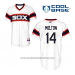 Camiseta Beisbol Hombre Chicago White Sox 14 Bill Melton Blanco Alterno Cool Base