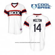 Camiseta Beisbol Hombre Chicago White Sox 14 Bill Melton Blanco Alterno Cool Base