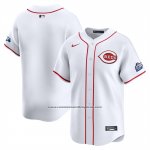 Camiseta Beisbol Hombre Cincinnati Reds 2025 MLB Speedway Classic Primera Limited Blanco