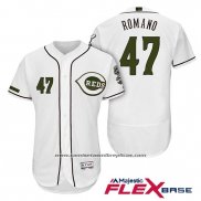 Camiseta Beisbol Hombre Cincinnati Reds 47 Sal Romano 2018 Alterno Autentico Flex Base