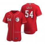 Camiseta Beisbol Hombre Cincinnati Reds Sonny Gray Autentico 2020 Alterno Rojo