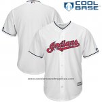 Camiseta Beisbol Hombre Cleveland Indians 2017 Estrellas y Rayas Blanco Cool Base Camiseta Beisbol Hombre Cleveland Indians 2017 Estrellas y Rayas Blanco Cool Base
