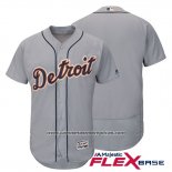 Camiseta Beisbol Hombre Detroit Tigers Flex Base Gris Autentico Collection