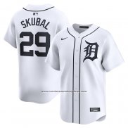 Camiseta Beisbol Hombre Detroit Tigers Tarik Skubal Primera Limited Blanco