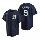 Camiseta Beisbol Hombre Detroit Tigers Willi Castro Replica Alterno Azul