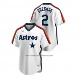 Camiseta Beisbol Hombre Houston Astros Alex Bregman Cooperstown Collection Primera Blanco