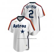 Camiseta Beisbol Hombre Houston Astros Alex Bregman Cooperstown Collection Primera Blanco