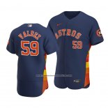 Camiseta Beisbol Hombre Houston Astros Framber Valdez Autentico Alterno Azul