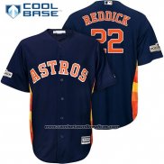 Camiseta Beisbol Hombre Houston Astros Josh Reddick Azul Cool Base