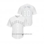 Camiseta Beisbol Hombre Houston Astros Yuli Gurriel 2019 Players Weekend La Pina Replica Blanco