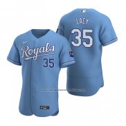 Camiseta Beisbol Hombre Kansas City Royals Asa Lacy Autentico Alterno Azul