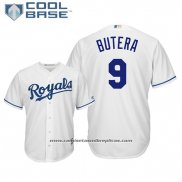 Camiseta Beisbol Hombre Kansas City Royals Drew Butera Cool Base Primera Blanco