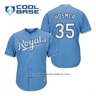 Camiseta Beisbol Hombre Kansas City Royals Eric Hosmer 35 Powder Azul Alterno Cool Base