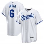 Camiseta Beisbol Hombre Kansas City Royals Jonathan India Primera Replica Blanco
