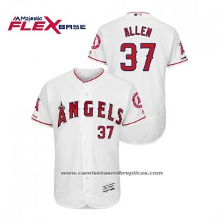 Camiseta Beisbol Hombre Los Angeles Angels Cody Allen 150th Aniversario Patch Flex Base Blanco