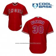 Camiseta Beisbol Hombre Los Angeles Angels Nolan Ryan 30 Rojo Alterno Cool Base