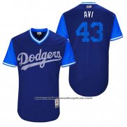 Camiseta Beisbol Hombre Los Angeles Dodgers 2017 Little League World Series Luis Avilan Azul