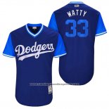 Camiseta Beisbol Hombre Los Angeles Dodgers 2017 Little League World Series Tony Watson Azul