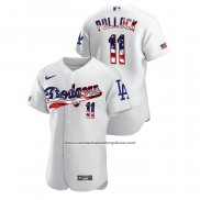 Camiseta Beisbol Hombre Los Angeles Dodgers A.j. Pollock Replica Alterno Azul