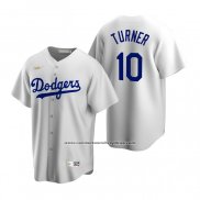 Camiseta Beisbol Hombre Los Angeles Dodgers Justin Turner Cooperstown Collection Primera Blanco