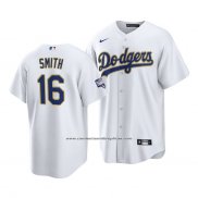 Camiseta Beisbol Hombre Los Angeles Dodgers Will Smith 2021 Gold Program Replica Blanco